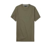 OLYMP Casual Wirk T-Shirt Herren, Oliv, Kurzarm, M (56035247M)
