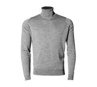 OLYMP Rollkragenpullover grau, Einfarbig