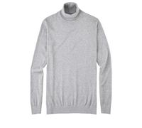 OLYMP Rollkragenpullover Langarm Strick hellgrau Größe XL