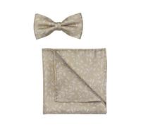 OLYMP - Set - Fliege/Einstecktuch beige