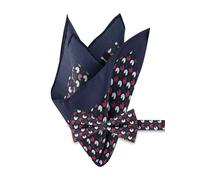 OLYMP Set Schleife + Einstecktuch Herren blau, One Size