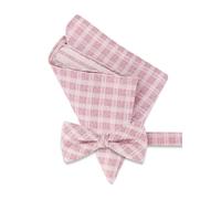 OLYMP Set Schleife + Einstecktuch Herren rosa, One Size