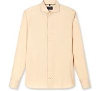 OLYMP SIGNATURE Casual Tailored Fit Hemd caramel, Einfarbig