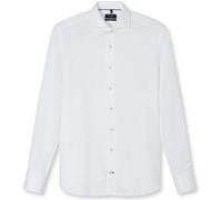 OLYMP SIGNATURE Casual Tailored Fit Hemd weiss, Einfarbig