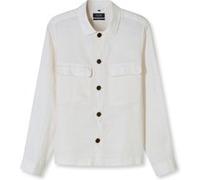 OLYMP SIGNATURE Casual Regular Fit Hemdjacke ecru, Einfarbig