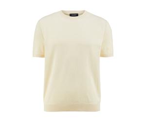 OLYMP SIGNATURE Casual Regular Fit Halbarmpullover ecru, Einfarbig