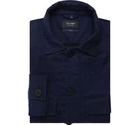 OLYMP SIGNATURE Casual Regular Fit Hemdjacke nachtblau, Einfarbig