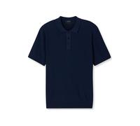 OLYMP SIGNATURE Casual Regular Fit Strickpolo nachtblau, Einfarbig
