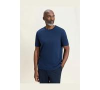 OLYMP SIGNATURE Casual Regular Fit T-Shirt Rundhals marine, Einfarbig
