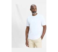 OLYMP SIGNATURE T-Shirt Casual Regular Fit Weiß Einfarbig Kurzarm XXL