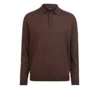 OLYMP SIGNATURE Strick Premium Polo langarm Herren, Braun, , L (84026427L)