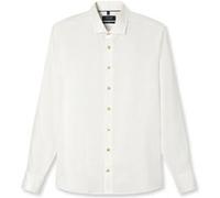 OLYMP SIGNATURE Soft Business Tailored Fit Leinenhemd weiss, Einfarbig