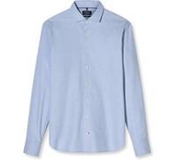 OLYMP SIGNATURE Casual Tailored Fit Flanellhemd bleu, Hahnentritt