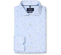 OLYMP SIGNATURE Casual Tailored Fit Hemd bleu, Blumen