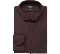 OLYMP SIGNATURE Casual Tailored Fit Hemd bordeaux, Faux-uni