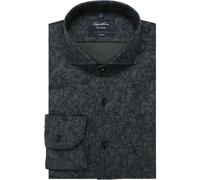 OLYMP SIGNATURE Casual Tailored Fit Hemd grün, Bedruckt