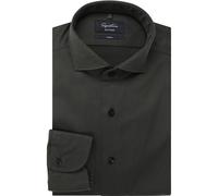 OLYMP SIGNATURE Casual Tailored Fit Hemd grün, Einfarbig