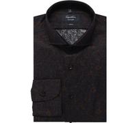 OLYMP SIGNATURE Casual Tailored Fit Hemd nachtblau, Bedruckt