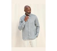 OLYMP SIGNATURE Casual Tailored Fit Leinenhemd lindgrün, Faux-uni