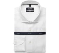 OLYMP SIGNATURE Casual Tailored Fit Leinenhemd weiss, Einfarbig
