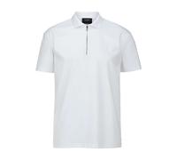 OLYMP SIGNATURE Wirk Premium Poloshirt Herren, Weiß, Kurzarm, L (84005200L)