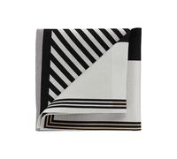 OLYMP SIGNATURE Einstecktuch anthrazit, Gestreift