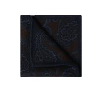OLYMP SIGNATURE Einstecktuch braun/blau, Gemustert