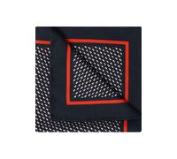 OLYMP SIGNATURE Einstecktuch dunkelblau/rot, Gemustert