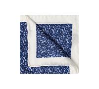 OLYMP SIGNATURE Einstecktuch dunkelblau/weiss, Gemustert