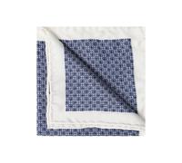 OLYMP SIGNATURE Einstecktuch nachtblau/weiß, Gemustert