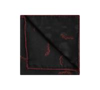 OLYMP SIGNATURE Einstecktuch schwarz/rot, Blumen