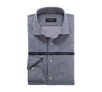 OLYMP Signature Hemd Herren Slim Fit Langarm Baumwolle blau, 38