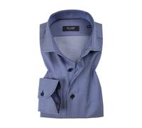 OLYMP Signature Hemd Herren Langarm Baumwolle blau, 40