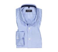 OLYMP SIGNATURE Tailored Fit Hemd blau/weiss, Hahnentritt