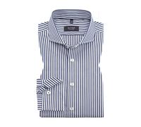 OLYMP SIGNATURE Tailored Fit Hemd nachtblau, Gestreift