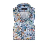 OLYMP Signature Hemd Herren Langarm Kent blau, 43