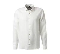 OLYMP Signature Hemd Leinen Champagne - Größe 40 Wollweiß 40