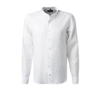 OLYMP Signature Hemd Herren Langarm Leinen weiß, 41