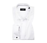OLYMP Signature Hemd Herren Slim Fit Umschlagmanschetten Satin Weiß, 39