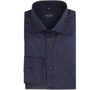 OLYMP SIGNATURE Tailored Fit Hemd nachtblau, Einfarbig