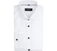 OLYMP Signature Hemd Herren Slim Fit Langarm Baumwolle Weiß, 38