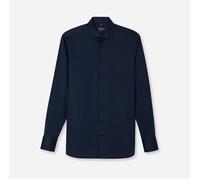 OLYMP Signature Hemd Herren Slim Fit Langarm Baumwolle blau, 44