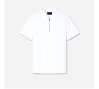 OLYMP SIGNATURE Wirk Premium Poloshirt Herren, Weiß, Kurzarm, L (84005200L)