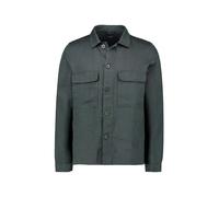 OLYMP Signature Overshirt Herren Regular Fit Langarm Leinen grau, XXL