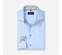 OLYMP SIGNATURE Tailored Fit Hemd bleu, Faux-uni