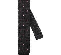 OLYMP SIGNATURE Slim Krawatte pink/silber, Gepunktet