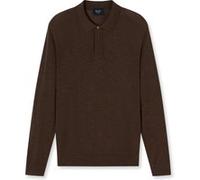 OLYMP SIGNATURE Strick Premium Polo langarm Herren, Braun, , S (84026427S)