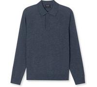 OLYMP SIGNATURE Strick Premium Polo langarm Herren, Grau, , S (84026467S)