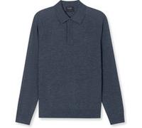 OLYMP SIGNATURE Strick Premium Polo langarm Herren, Grau, , S (84026467S)