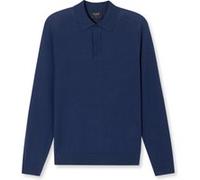 OLYMP SIGNATURE Casual Regular Fit Strickpolo nachtblau, Einfarbig